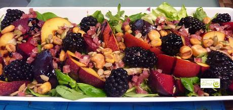 Ensalada de fruta y jamón