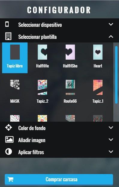 Personaliza tu móvil con tu propia carcasa camalefon tapiz