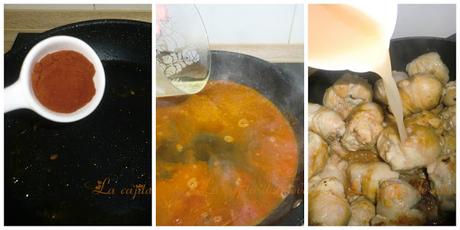 Pollo en salsa de pimentón