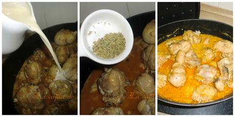 Pollo en salsa de pimentón