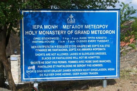 Entrada al Monasterio Gran Meteoro