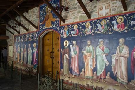 Arte en los murales del Monasterio Gran Meteoro