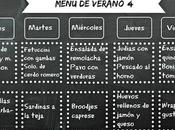 Menú verano, semana