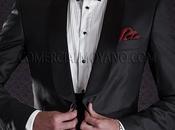 Esmoquin novio entallado color negro