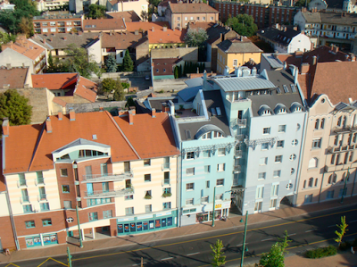 La ciudad de Szeged desde las alturas