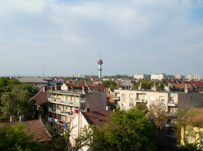 La ciudad de Szeged desde las alturas