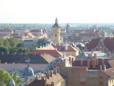 La ciudad de Szeged desde las alturas