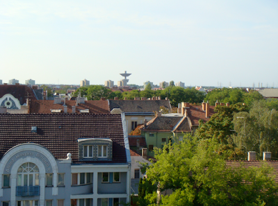 La ciudad de Szeged desde las alturas