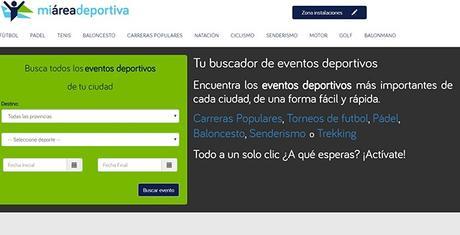 Mi Área Deportiva | Análisis Página Web buscador eventos deportivos