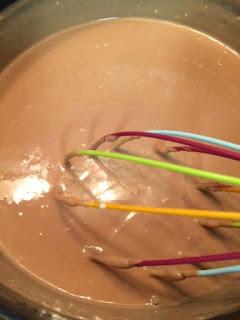 CHEESECAKE SIN HORNO DE CHOCOLATE Y CUAJADA