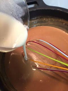 CHEESECAKE SIN HORNO DE CHOCOLATE Y CUAJADA