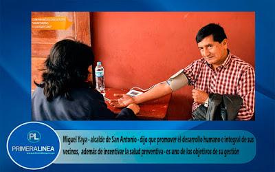 A través de la salud preventiva: ALCALDE DE SAN ANTONIO PROMUEVE EL DESARROLLO HUMANO E INTEGRAL DE SUS VECINOS…