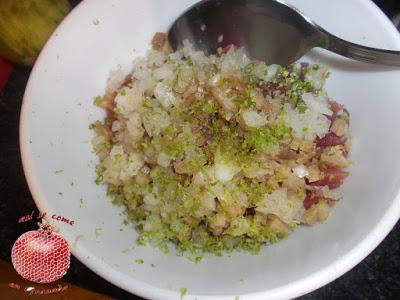 Tartar de atún rojo
