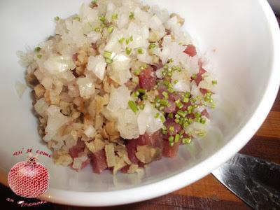Tartar de atún rojo