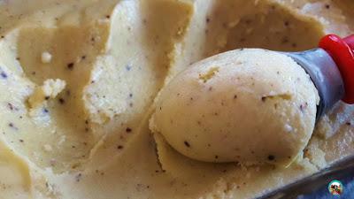 Helado de kiwi con yogurt