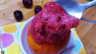 Helado de kiwi con yogurt