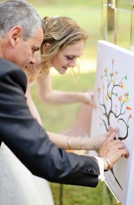 Diy: árbol de huellas imprimible para bodas