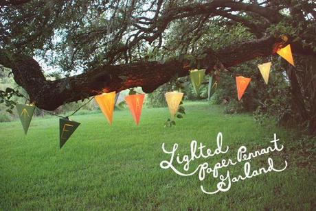 Diy: Guirnalda de papel iluminada