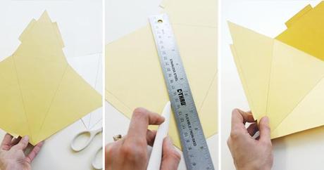 Diy: Guirnalda de papel iluminada