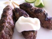 Brochetas Kofta sartén