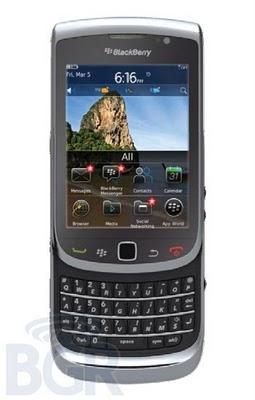 RIM muestra nuevas BlackBerrys con la versión 6.1 de su sistema operativo BlackBerry OS