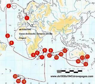 El Pinguin apresa a la flota ballenera noruega - 14/01/1941.