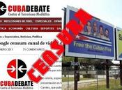 Caso Cubadebate retirada valla Cinco Miami: censura burda estructural contra Cuba video)