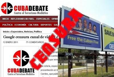 Caso Cubadebate y retirada de la valla por Los Cinco en Miami: censura burda y censura estructural contra Cuba (+ video)
