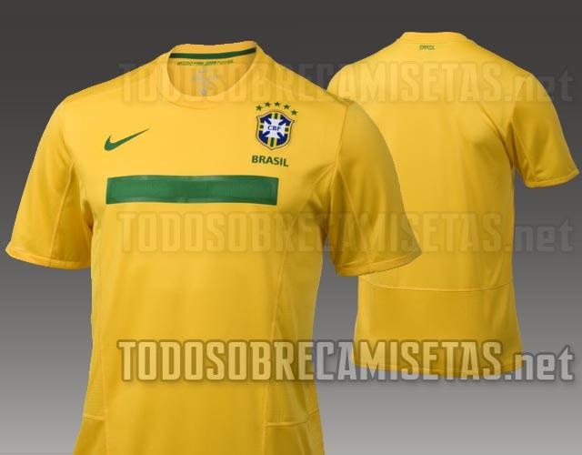 Nuevas camisetas Nike de Francia y Brasil; 2011-2013