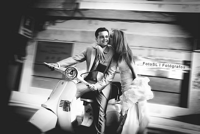 Una vespa en tu boda