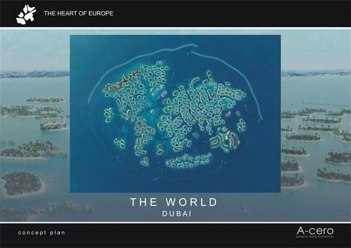 The Heart of Europe, master plan en Dubai