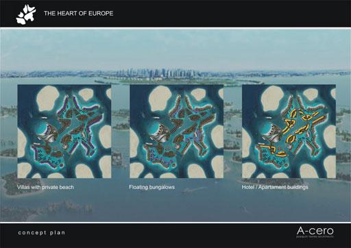 The Heart of Europe, master plan en Dubai