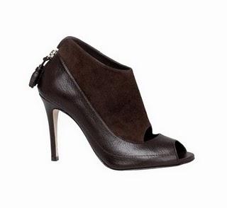 Botines peep toe