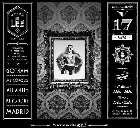 Ya puedes tener tu traje de superhéroe a medida, Sastrería Mr. Lee abre 17 de enero