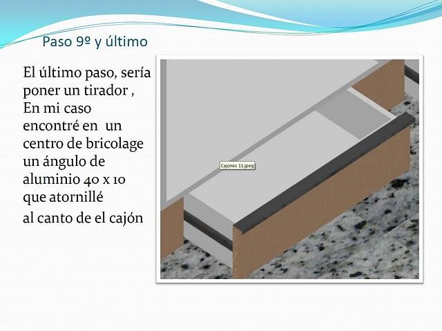 El tutorial de Gabriel: Paso a paso de los cajones en el zócalo