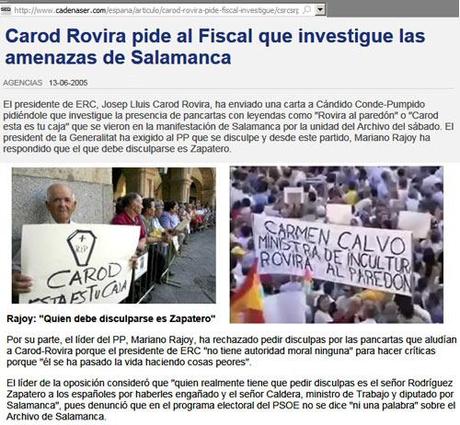 Rajoy se niega a condenar las amenazas de muerte a Rovira