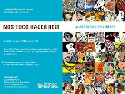 NOS TOCO HACER REIR: La Argentina en viñetas NOS TOCO HACER REIR: La Argentina en viñetas