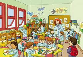 Pensando en el cole.