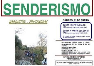 Nueva ruta de senderismo organizada por la EUPA