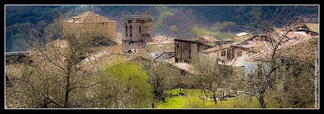 panorámica de Mogarraz en la Sierra de Francia