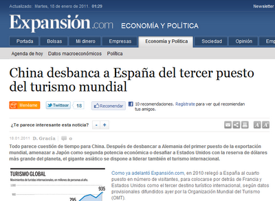 Los líderes en el turismo mundial