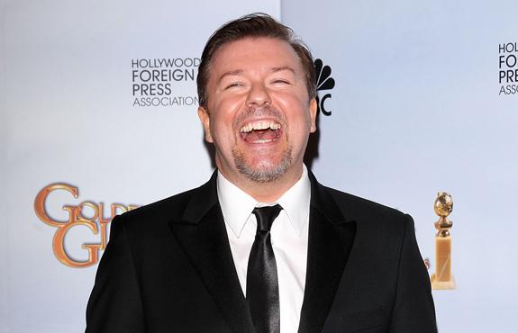 A Ricky Gervais le prohíben volver a presentar los Globos de Oro