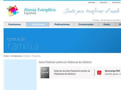 Casi 23 mil descargas en una semana de la Guía pastoral contra violencia de género de la Alianza Evangélica