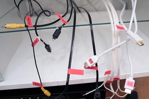 Etiquetas para los cables