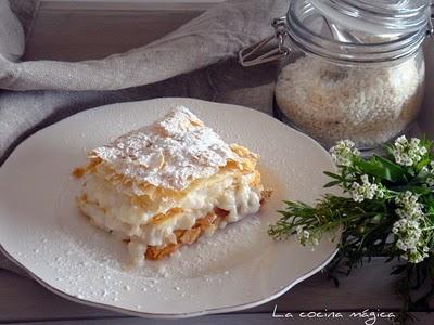 MILHOJAS DE ARROZ CON LECHE