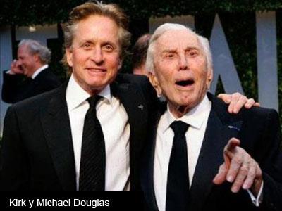 Kirk Douglas agradece a Dios que su hijo Michael supere el cáncer