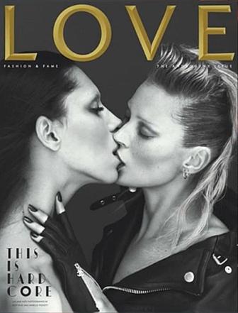 Kate Moss y Lea T., polémica portada de Love Magazine