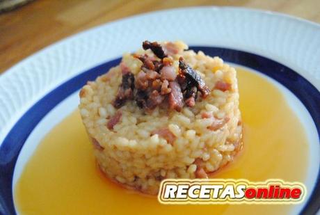 Arroz cremoso de jamón - Recetas de cocina RECETASonline