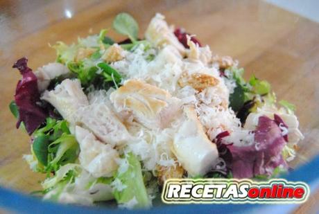 Ensalada cesar rápida - Recetas de cocina RECETASonline Ensalada cesar rápida - Recetas de cocina RECETASonline