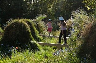 Diseños lúdicos, juegos en el jardín.